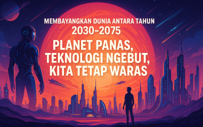 Membayangkan Dunia antara Tahun 2030–2075: Planet Panas, Teknologi Ngebut, Kita Tetap Waras.