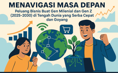 Menavigasi Masa Depan: Peluang Bisnis Buat Gen Milenial dan Gen Z (2025–2030) di Tengah Dunia yang Serba Cepat dan Goyang.