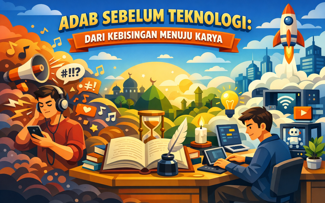 ADAB SEBELUM TEKNOLOGI: DARI KEBISINGAN MENUJU KARYA.