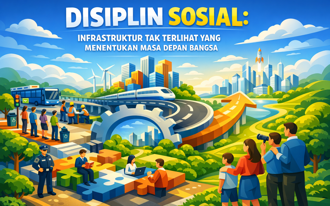 DISIPLIN SOSIAL: INFRASTRUKTUR TAK TERLIHAT YANG MENENTUKAN MASA DEPAN BANGSA.