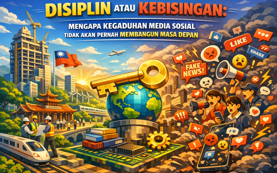 DISIPLIN ATAU KEBISINGAN: MENGAPA KEGADUHAN MEDIA SOSIAL TIDAK AKAN PERNAH MEMBANGUN MASA DEPAN.