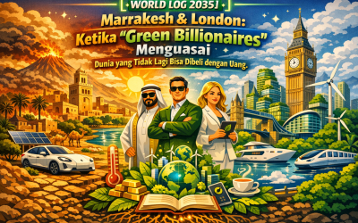 [WORLD LOG 2035] – Marrakesh & London: Ketika “Green Billionaires” Menguasai Dunia yang Tidak Lagi Bisa Dibeli dengan Uang.