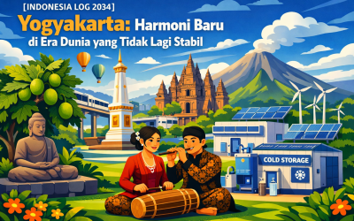 [INDONESIA LOG 2034] – Yogyakarta: Harmoni Baru di Era Dunia yang Tidak Lagi Stabil.